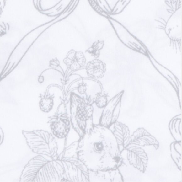 DELPHINE Bunnies And Bows Sheet Set - Picture 5 of 5